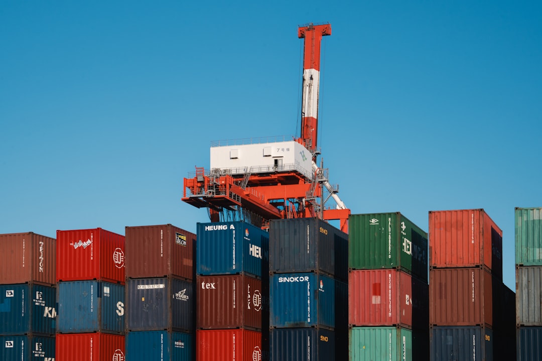 Shipping containers at port, representing Nigeria's Export Expansion Grant Scheme