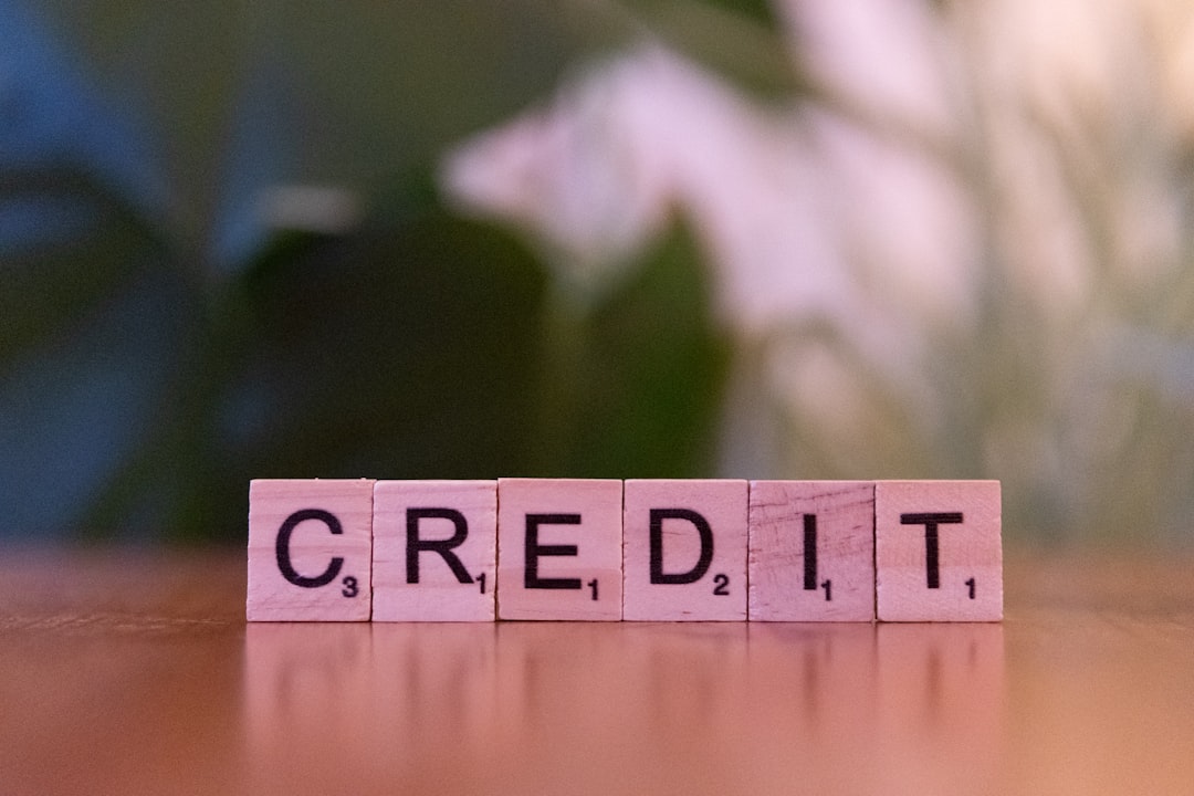 Wooden block spelling credit, representing Nigerian tax credits and incentives